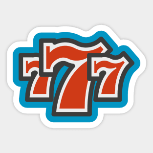 Tripple Seven Sticker